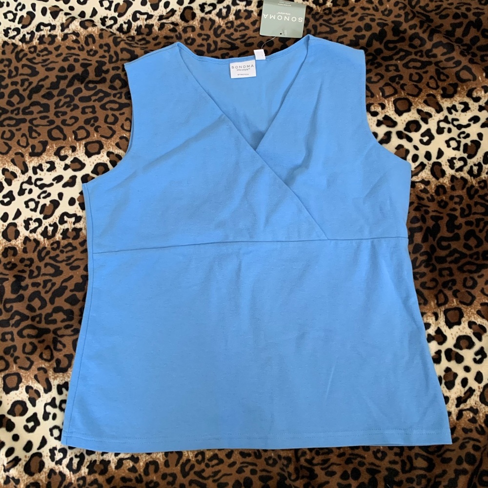 Blue Sonoma Stretch Tank Top
